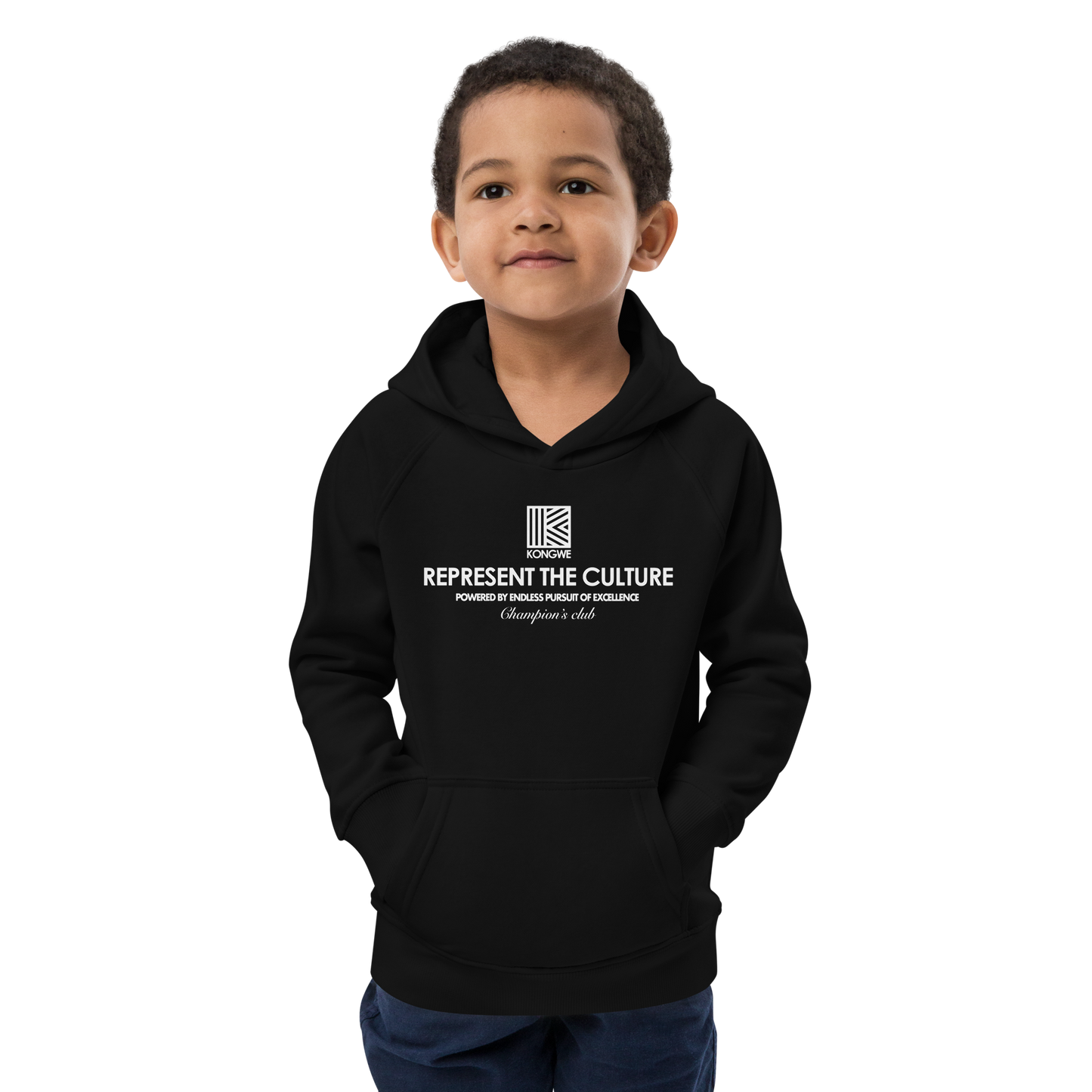 KONGWE REP THE CULTURE Kids eco hoodie