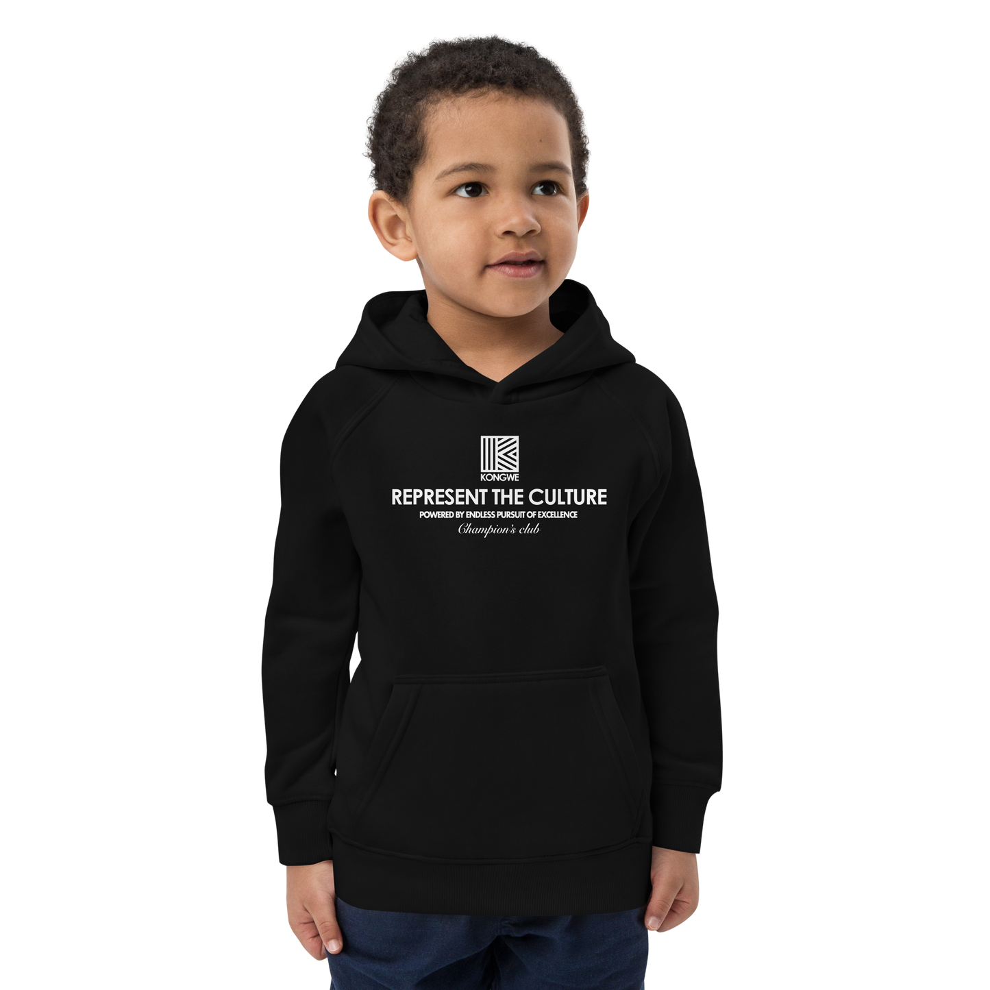 KONGWE REP THE CULTURE Kids eco hoodie