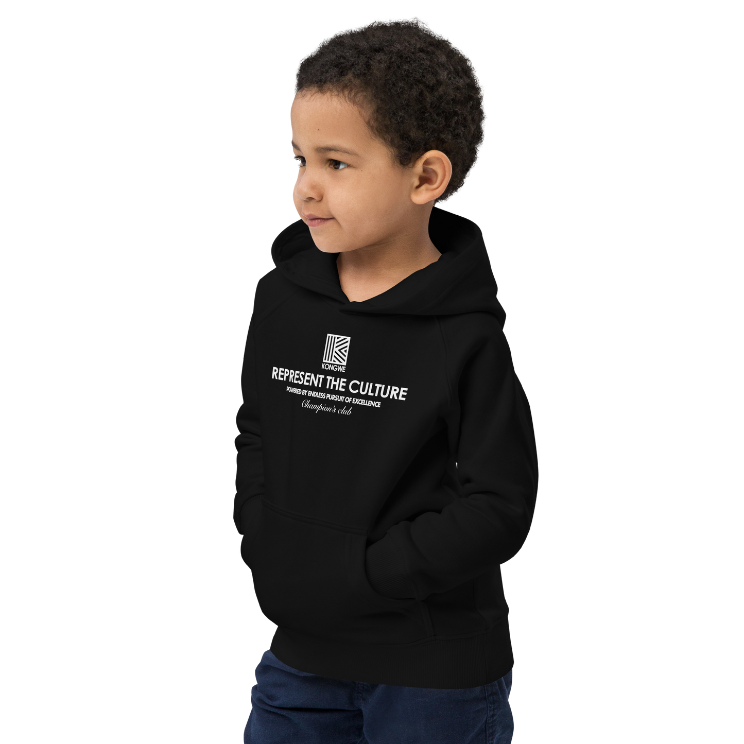 KONGWE REP THE CULTURE Kids eco hoodie