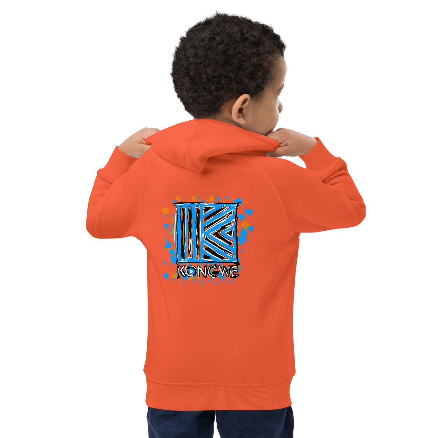 KONGWE REP THE CULTURE Kids eco hoodie