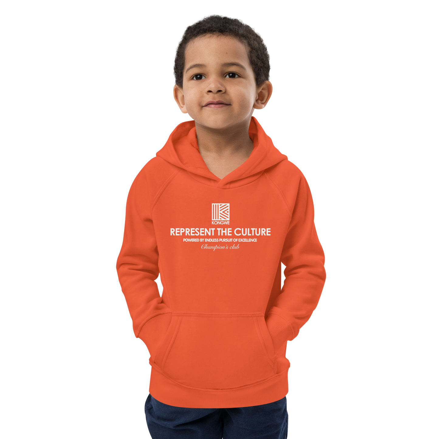 KONGWE REP THE CULTURE Kids eco hoodie