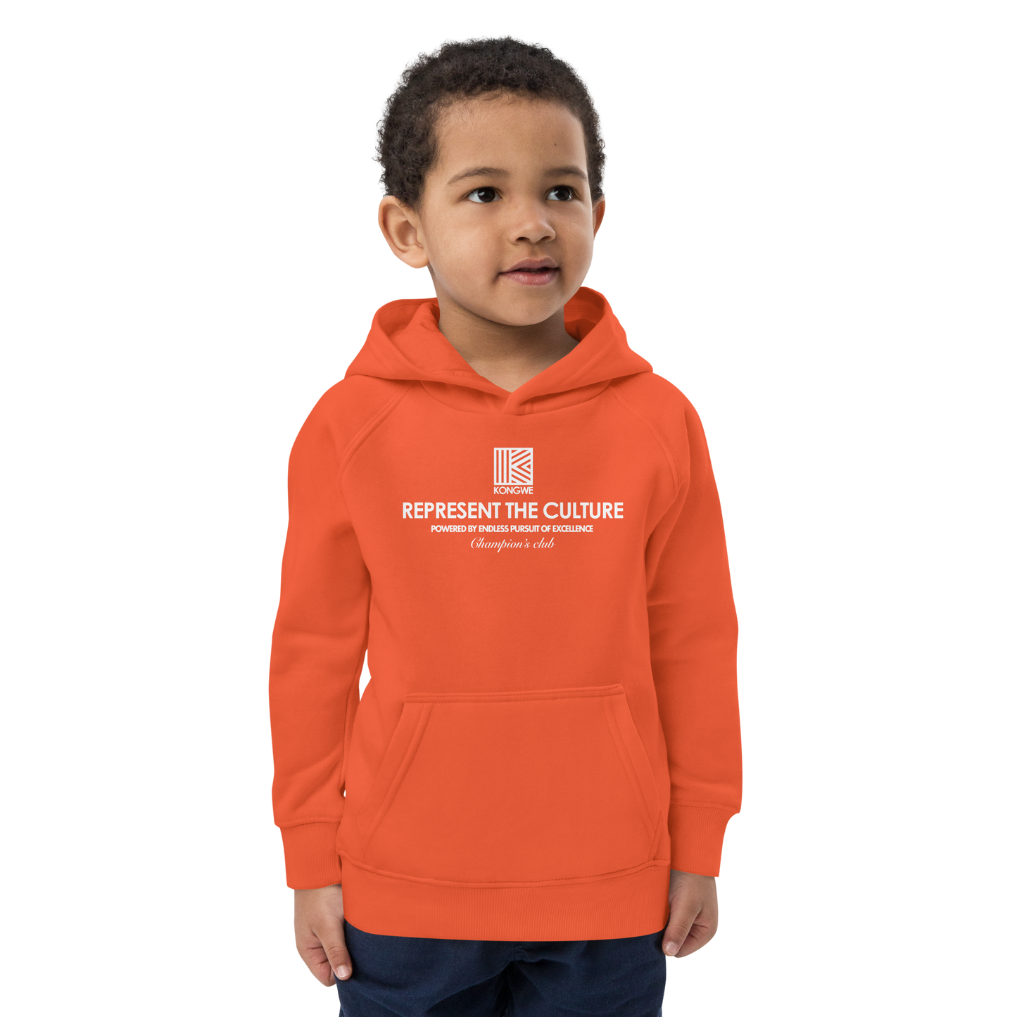 KONGWE REP THE CULTURE Kids eco hoodie