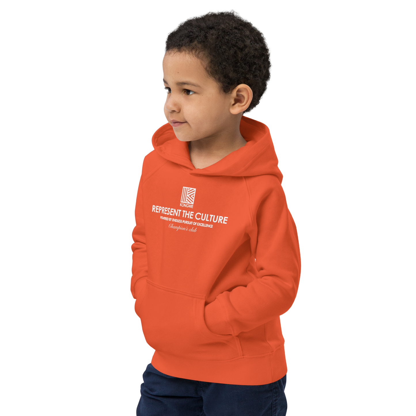 KONGWE REP THE CULTURE Kids eco hoodie