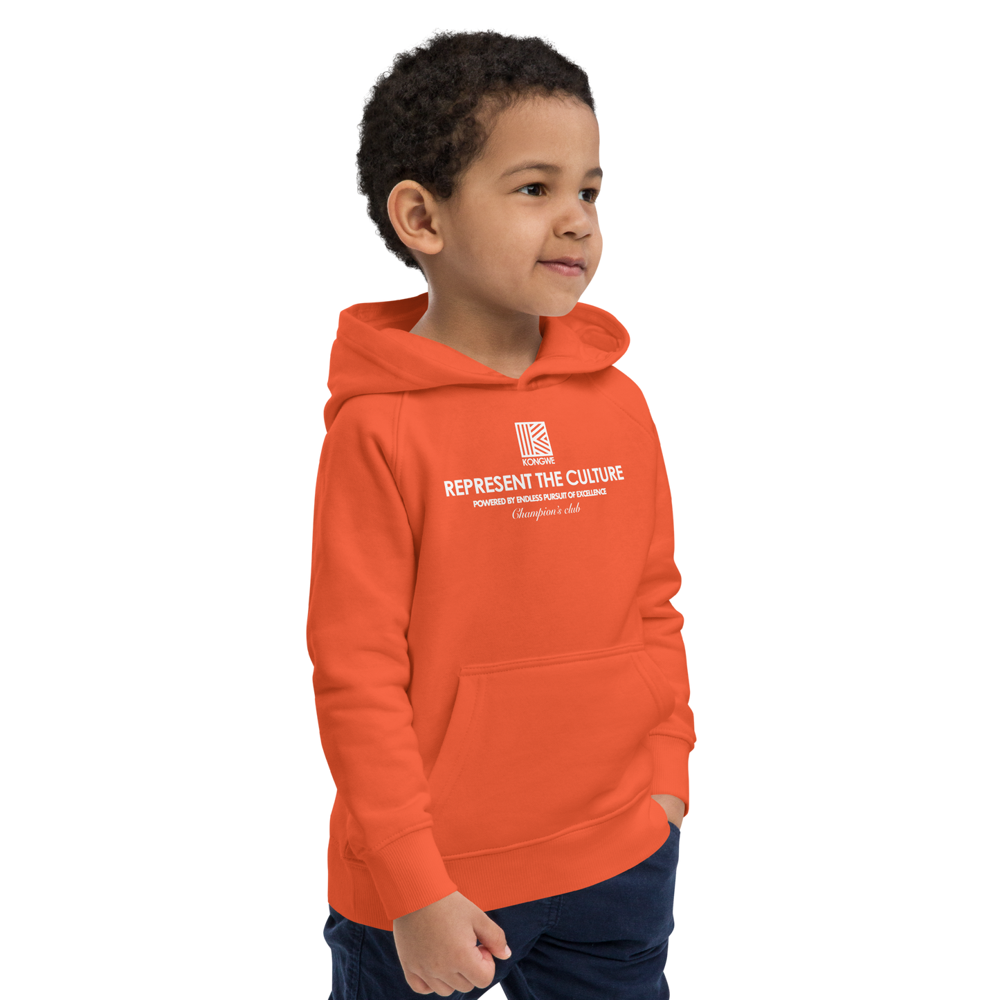 KONGWE REP THE CULTURE Kids eco hoodie