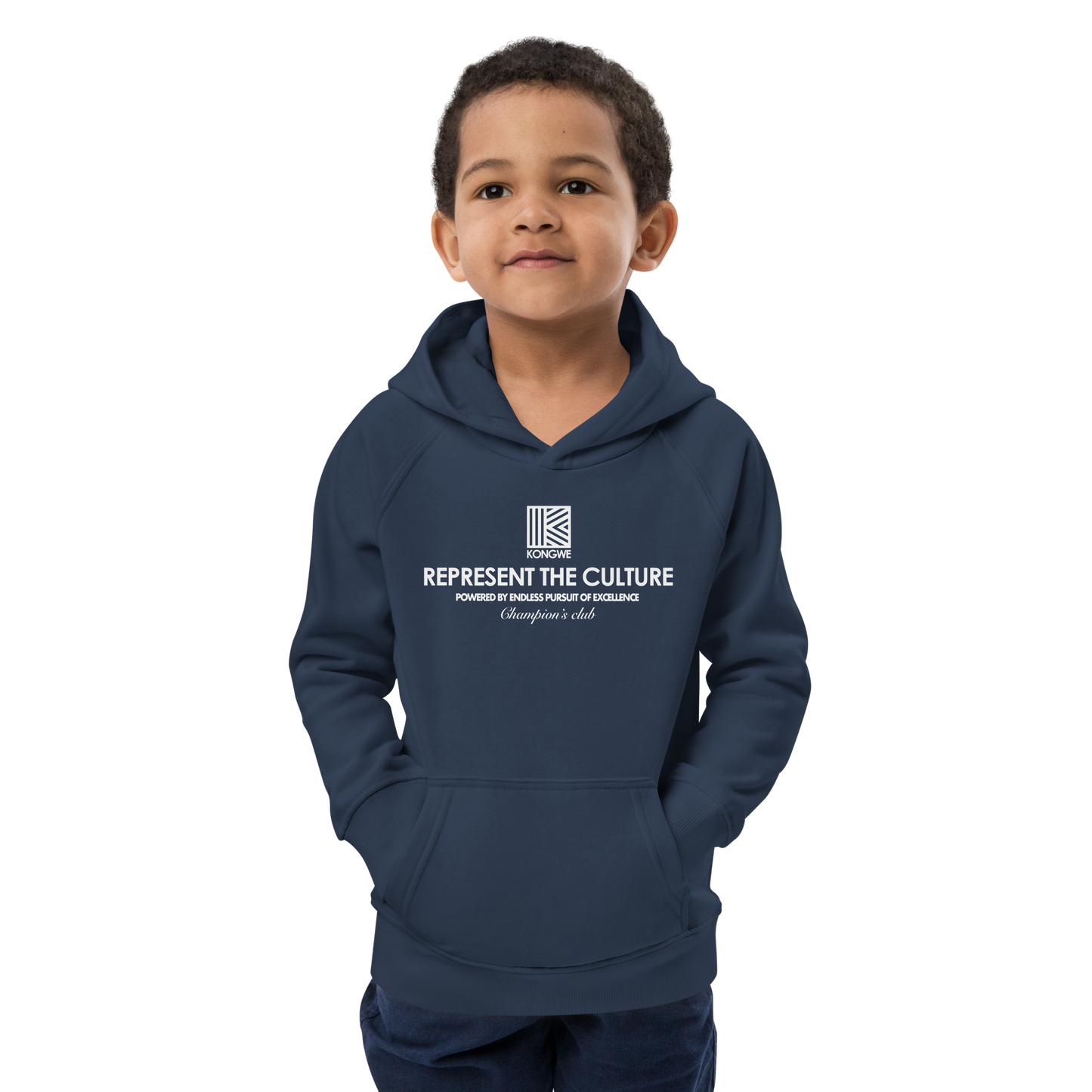 KONGWE REP THE CULTURE Kids eco hoodie