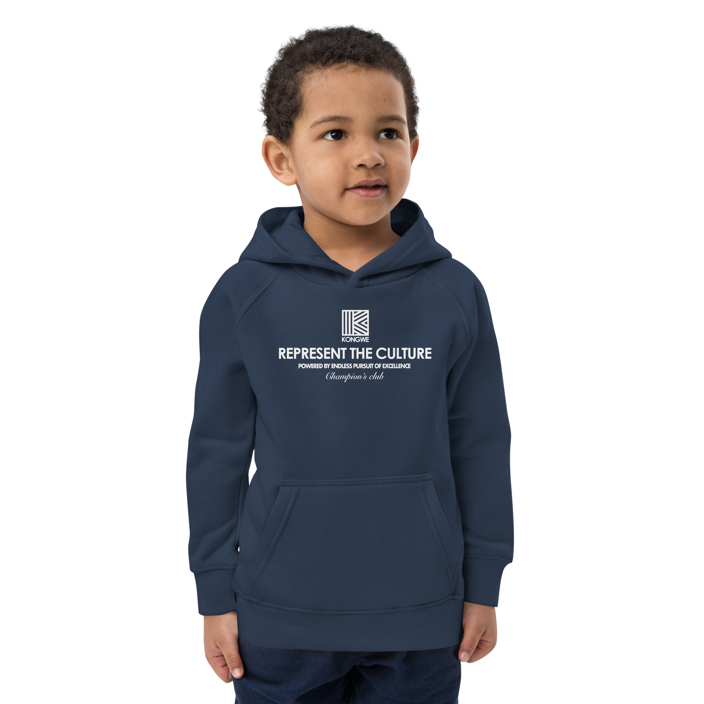 KONGWE REP THE CULTURE Kids eco hoodie