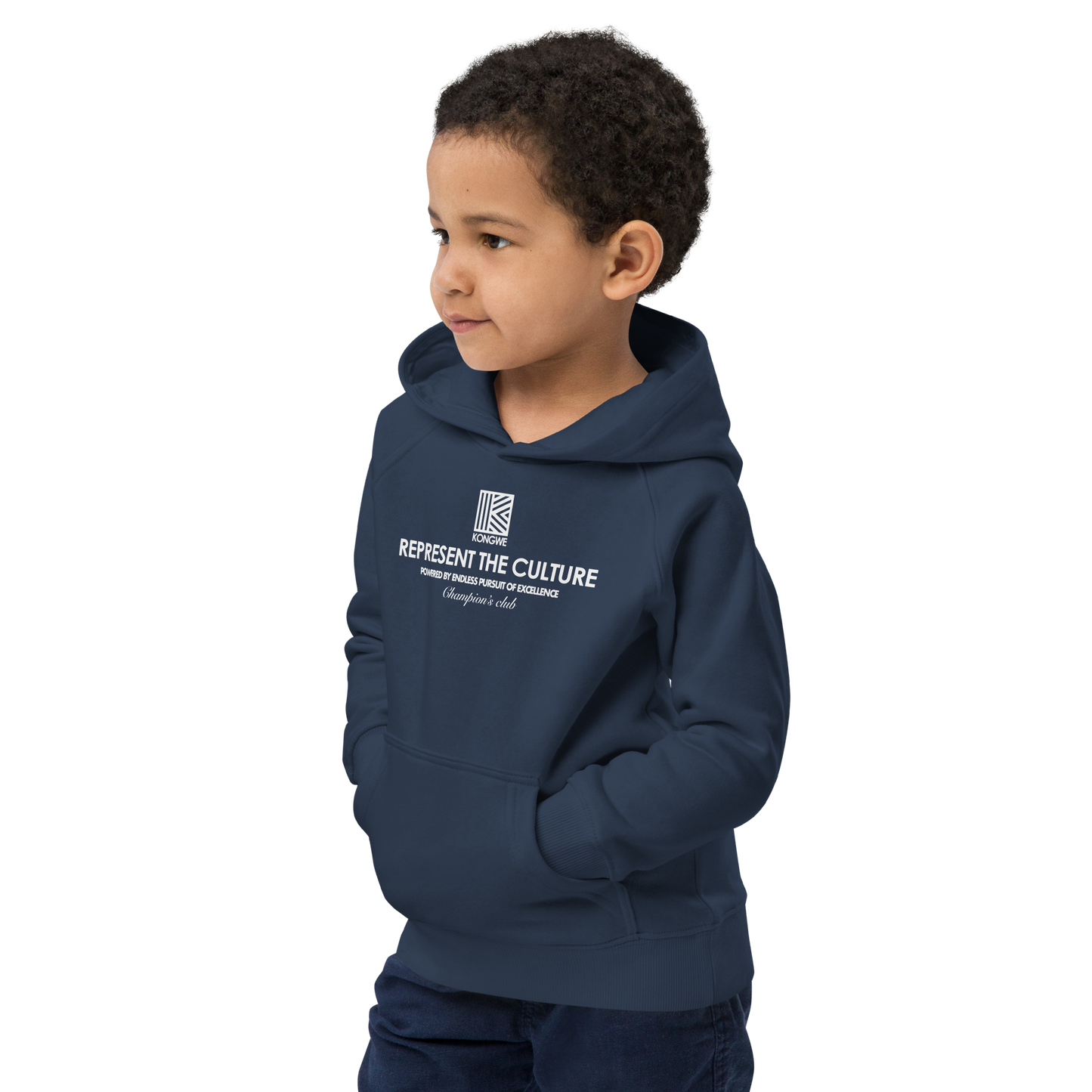 KONGWE REP THE CULTURE Kids eco hoodie