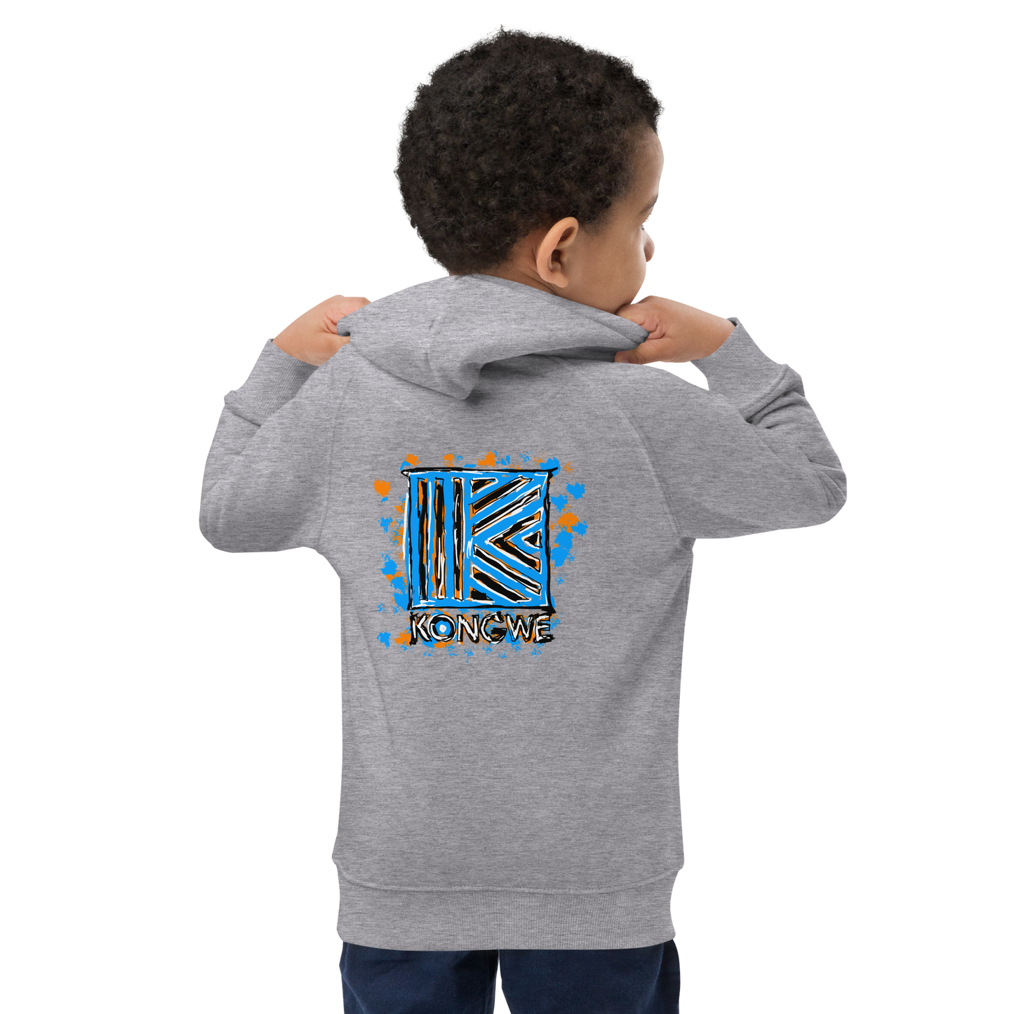 KONGWE REP THE CULTURE Kids eco hoodie