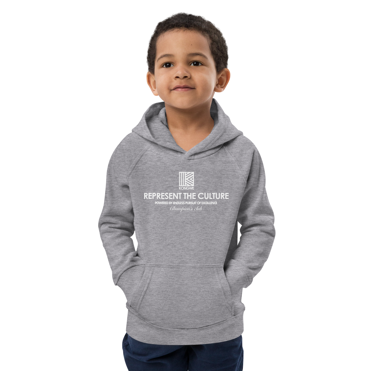 KONGWE REP THE CULTURE Kids eco hoodie