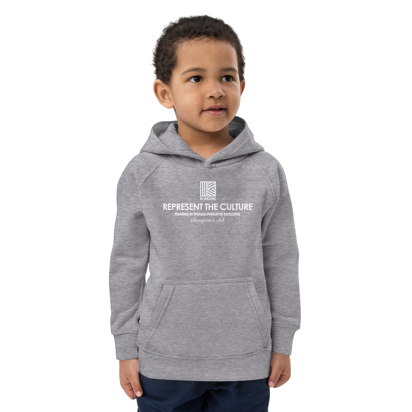 KONGWE REP THE CULTURE Kids eco hoodie