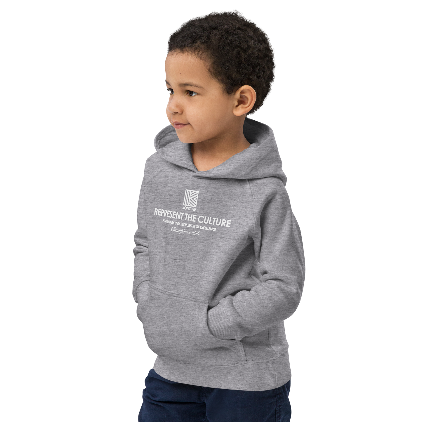 KONGWE REP THE CULTURE Kids eco hoodie