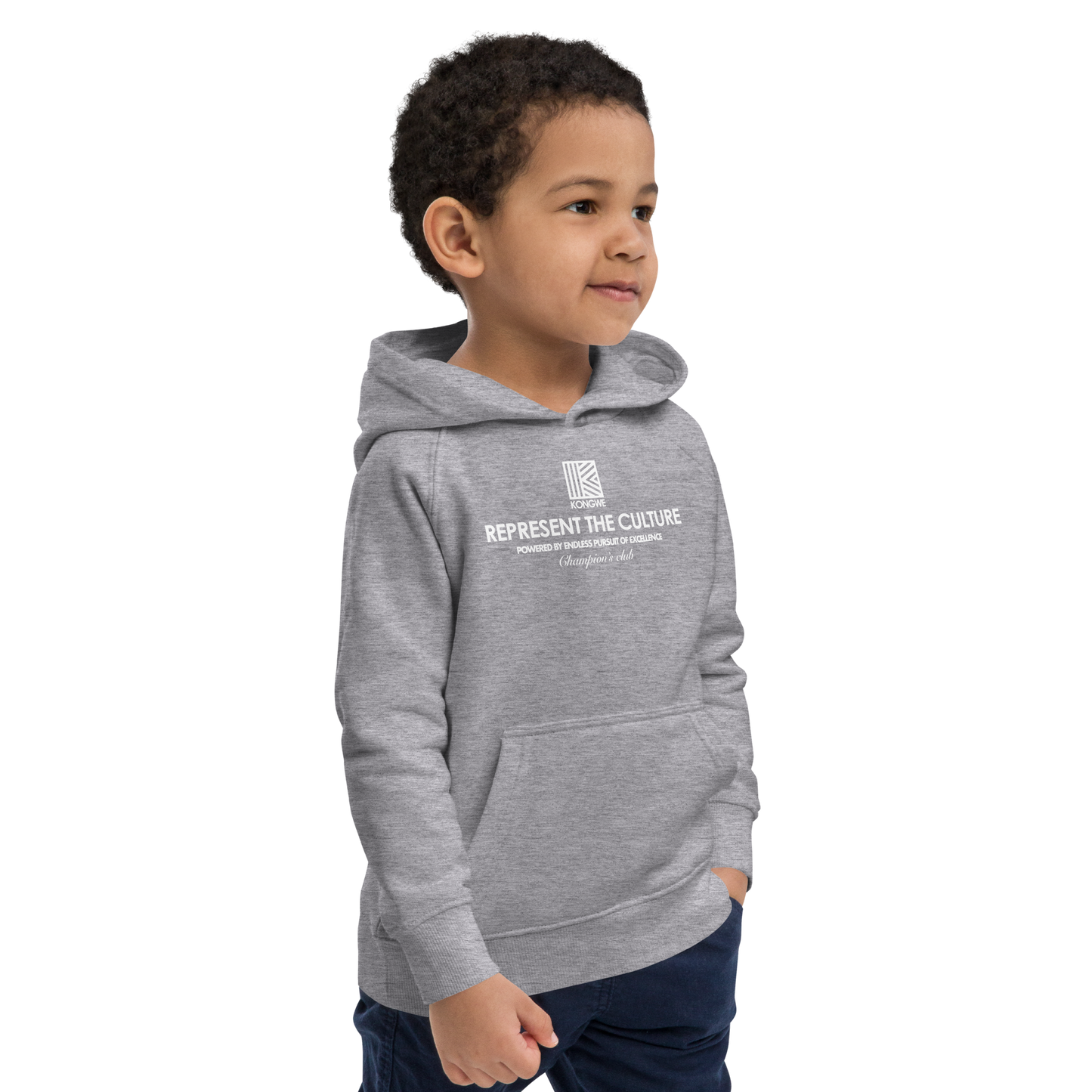 KONGWE REP THE CULTURE Kids eco hoodie