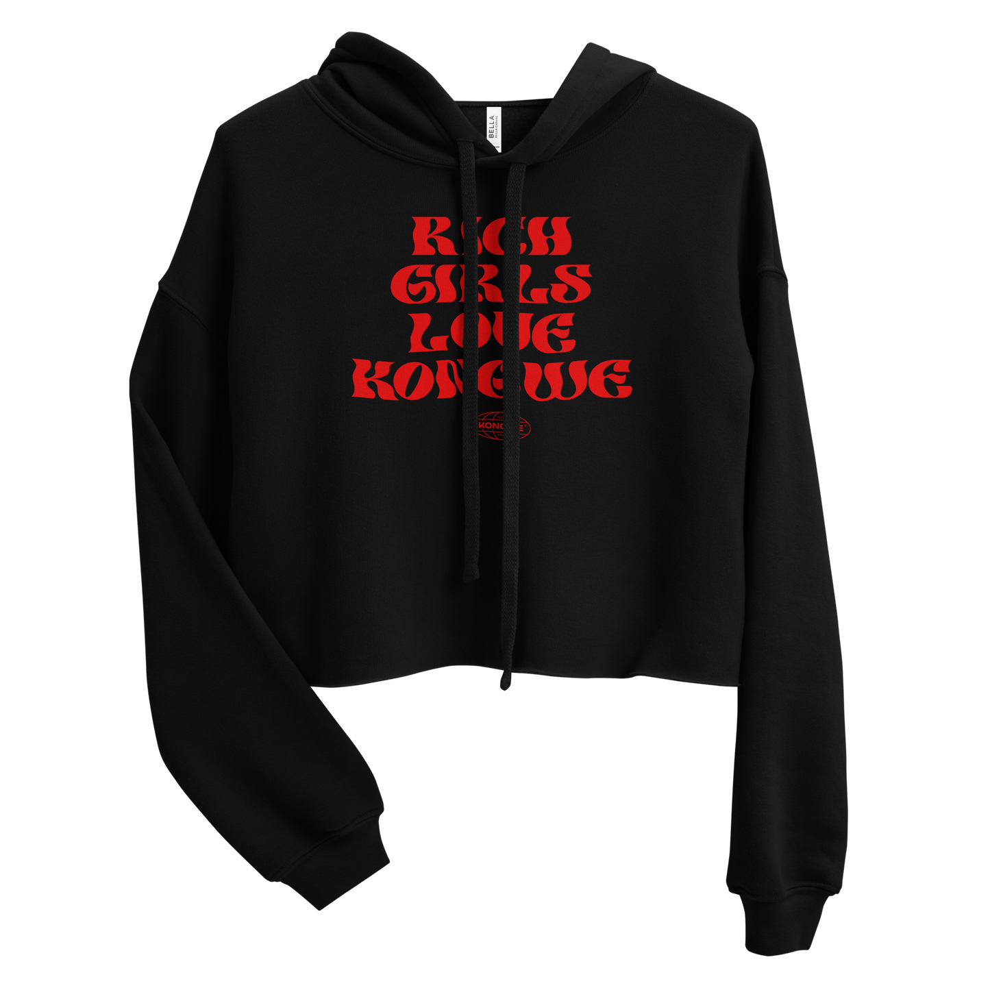 RICH GIRLS Crop Hoodie